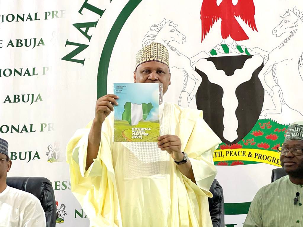Stepping Closer to Unveiling the National Values Charter: Minister Alhaji  Mohammed Idris Receives Blueprint from Committee – National Orientation  Agency